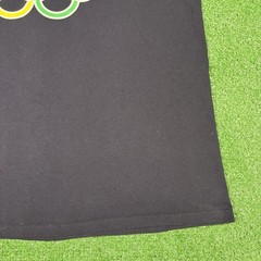 Vintage 2000s Official Olympics USA Sports Black T-Shirt Y2K Men’s XL – 24.5×29