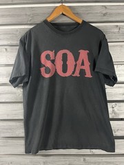 Sons Of Anarchy Shirt Mens M Graphic Short Sleeve T Double Sided Vtg Distressed