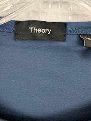 Theory Precise Tee Men’s Cotton T-Shirt Size 2X Dark Slate Blue NWOT