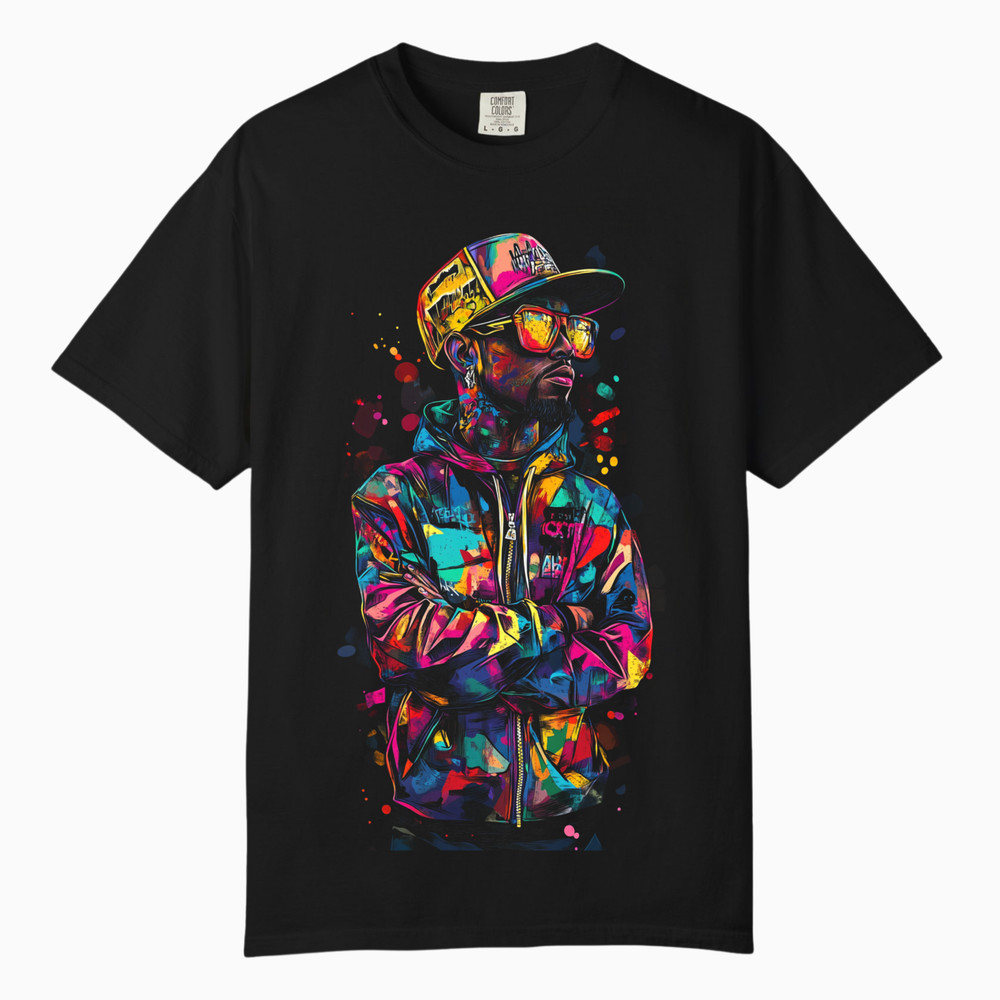 Neon Urban Hip Hop Streetwear Tee, Comfort Colors T Shirt, Unisex Streetwear Tee