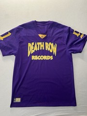 Death Row Records Los Angeles 91 Jersey Shirt Purple Paisley Hip Hop 2XL