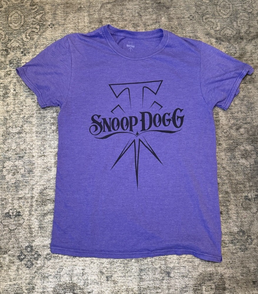 Snoop Dogg x The Undertaker Mens T Shirt Purple Logo Size Small Rap Hip Hop 90s