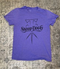Snoop Dogg x The Undertaker Mens T Shirt Purple Logo Size Small Rap Hip Hop 90s