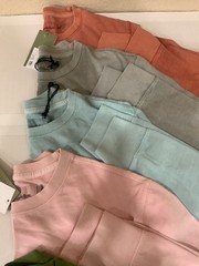 Thick LONG SLEEVE mid weight Crew Neck POCKET T-Shirt Standard Fit Goodfellow