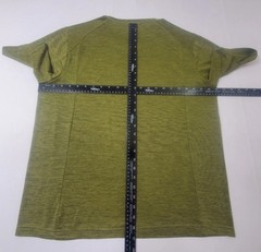 REI Co-op Graphic Performance T-Shirt Mens Large Green Heather Outdoor Adult Tee
