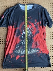 Y2K Vtg SHOGUN Mauricio Rua MMA T-Shirt All Over Print Samurai UFC DFC Bad Boy