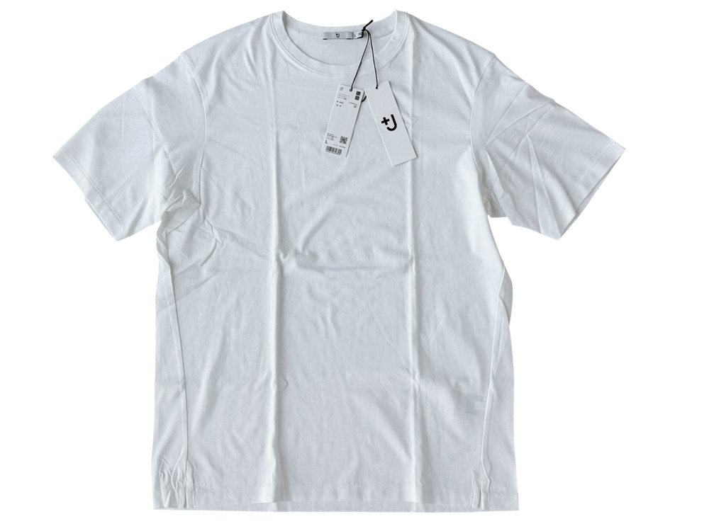 Jil Sander +J x Uniqlo Supima Cotton T-Shirt Mens L White NWT