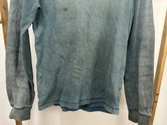 VTG Gradient Sun Faded Thrashed Distressed Grunge Worn Hensley Top WIP Shirt XS