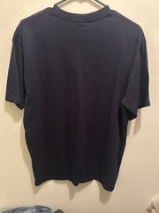 Supreme Black Graphic Logo Preshrunk Cotton Jersey Crew Neck T-Shirt Men’s M