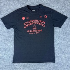 Ouija Mystifying Oracle Game Board Black Graphic T Shirt Tee Men’s Size Medium