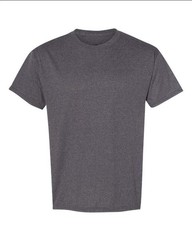 Hanes 5170 5XL EcoSmart Crewneck Short Sleeve Tee PtP 31″ Charcoal Heather