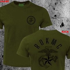 ROKMC Republic of South Korea Marine Corps Navy Military Army T-shirt HQ