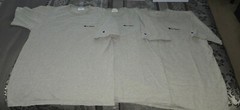 Champion Pack of 3 Adult Mens Plain Blank Gray T-shirt Tee Size: XL Look!