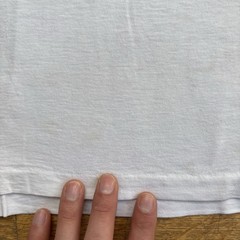 Vintage 80s Hong Kong Shirt China Tourist Single Stitch White Size Small
