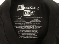 Breaking Bad Men’s T-Shirt Walter White Heisenberg Sketch SizeS NWOT