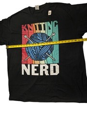 Men’s Knitting Nerd T Shirt Size 3XL NWOT