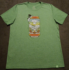 Large Wild Tribute Big Sky Montana Apres Ski Graphic Beercan Ski Scene T Shirt