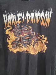 Harley Davidson Graphic Shirt Lot Of 6 Size XL Motorcycle Shirts & Patch