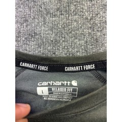 Carhartt Force Pocket T-Shirt Mens L Gray Relaxed Fit Short Sleeve TK6652-M