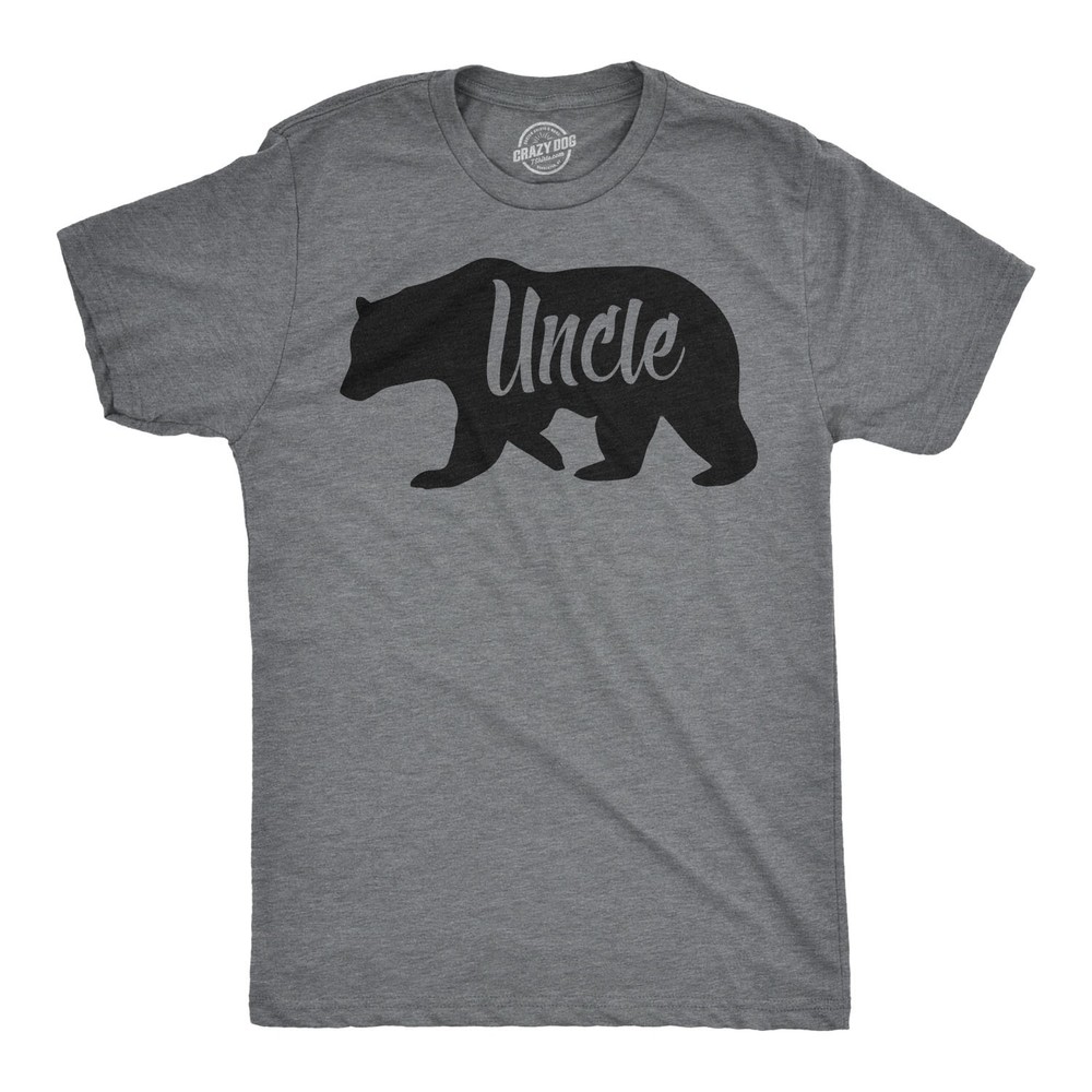 Mens Uncle Bear T Shirt Funny Shirt for Men Gift for Amazing Brother Graphic