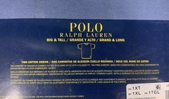 Polo Ralph Lauren Big & Tall 2 Cotton Crew Blue T-Shirts LTCNP2-AOD Men’s 1XT