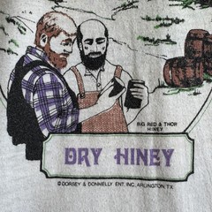 Vintage 80s Hiney Winery Raglan Single Stitch Funny Radio T Shirt USA Sz Medium