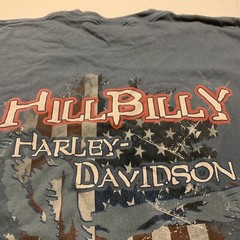 Hillbilly Harley Davison T Shirt Missing Tag M-L Gatlinburg TN 2012 20” X 28”