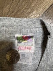 90s Fruit of the Loom HD Cotton Pi Beta Phi Pi Phi Graphic Gray Men’s XL T-Shirt