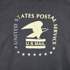 Vintage United States Postal Service Shirt Mens 2XL Blue Eagle Logo Graphic Y2k