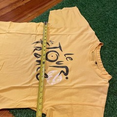 Le Tour de France Lance Armstrong Yellow T-Shirt Men’s Large L Cotton Graphic