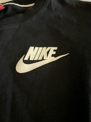 Nike Sportswear Black Half Sleeve Baseball Tee Medium Just Do It