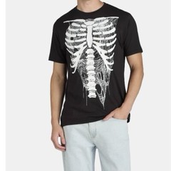 Way to Celebrate Mens Halloween Drippin Ribs Tee 3XL 54-56 New with Tags Black