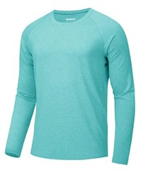 Men’s UPF50+ T-Shirts Long Sleeve Skin Protection Fishing Shirts Quick Dry Tops