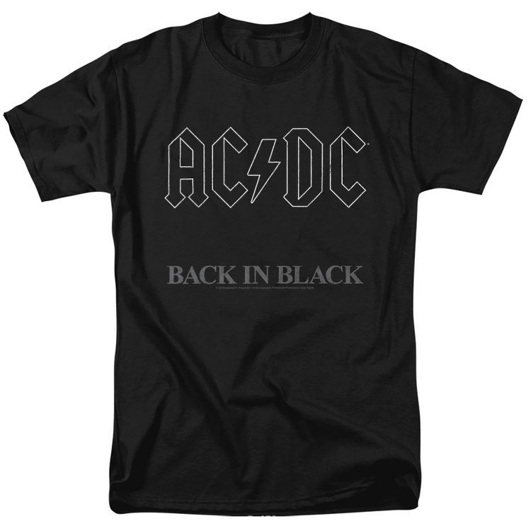 AC/DC Black In Black AC DC Tee Shirt New