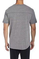 UGG Benjamin Tri-Blend Casual Mens Tee Shirt Grey Heather LG Layering Comfy EUC