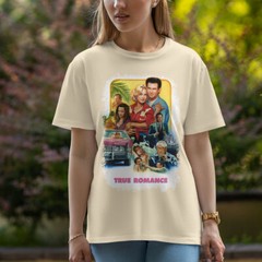 True Romance (1993) Movie Poster Inspired T-Shirt Retro 90s Tee Unisex