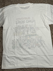 NOS Vintage I Survived Hong Kong Tourist T Shirt Size XL Extra-Large White
