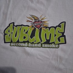 Vintage Sublime T Shirt No Tag Sz.XL White Color