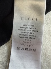 Gucci Black Logo Cotton Jersey Men’s Short Sleeve T-Shirt Size M