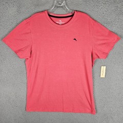 Tommy Bahama Tee Shirt Mens Medium Stretch Logo Short Sleeve Crew Neck TB61925T
