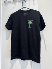 Riot Society Black shirt sleeve Aloha Tshirt size Medium