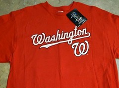 MLB Players Choice Washington Nats Red T-Shirt XL Harper #34