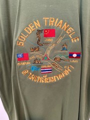 ‘Golden Triangle’ embroidered T-shirt