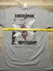 Linkin Park T-Shirt Large Gray Rock Band Hybrid Theory Graphic Tee Spencers