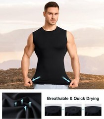 Shaperluv – Shaperluv Male Shaper Tank Chest Gynecomastia Compression Tank Tops