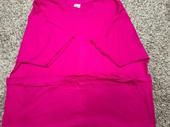 Vintage 90s BVD Pocket T Shirt Hot Pink Men Size XXL Single Stitch Made In USA