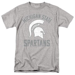 Spartans Michigan State Adult T-Shirt MSU L, Heather Grey S-5XL