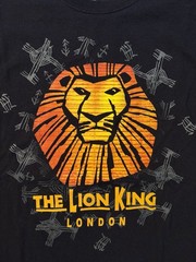 Vtg Disney The Lion King London Broadway Musical 90’s Y2K Tshirt Sz Large
