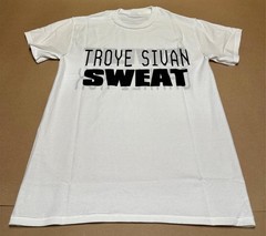 NEW Authentic Charli XCX & Troye Sivan “Sweat” Tour Reversible Tee Shirt White