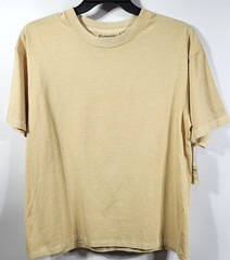 No Boundaries Men’s S Cotton Oversize Tee Short Sleeve Yellow T-Shirt NEW